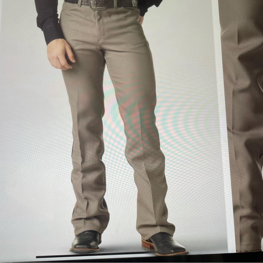Wrangler Classic Wrancher Western Dress Pants Polyester Size 36x29